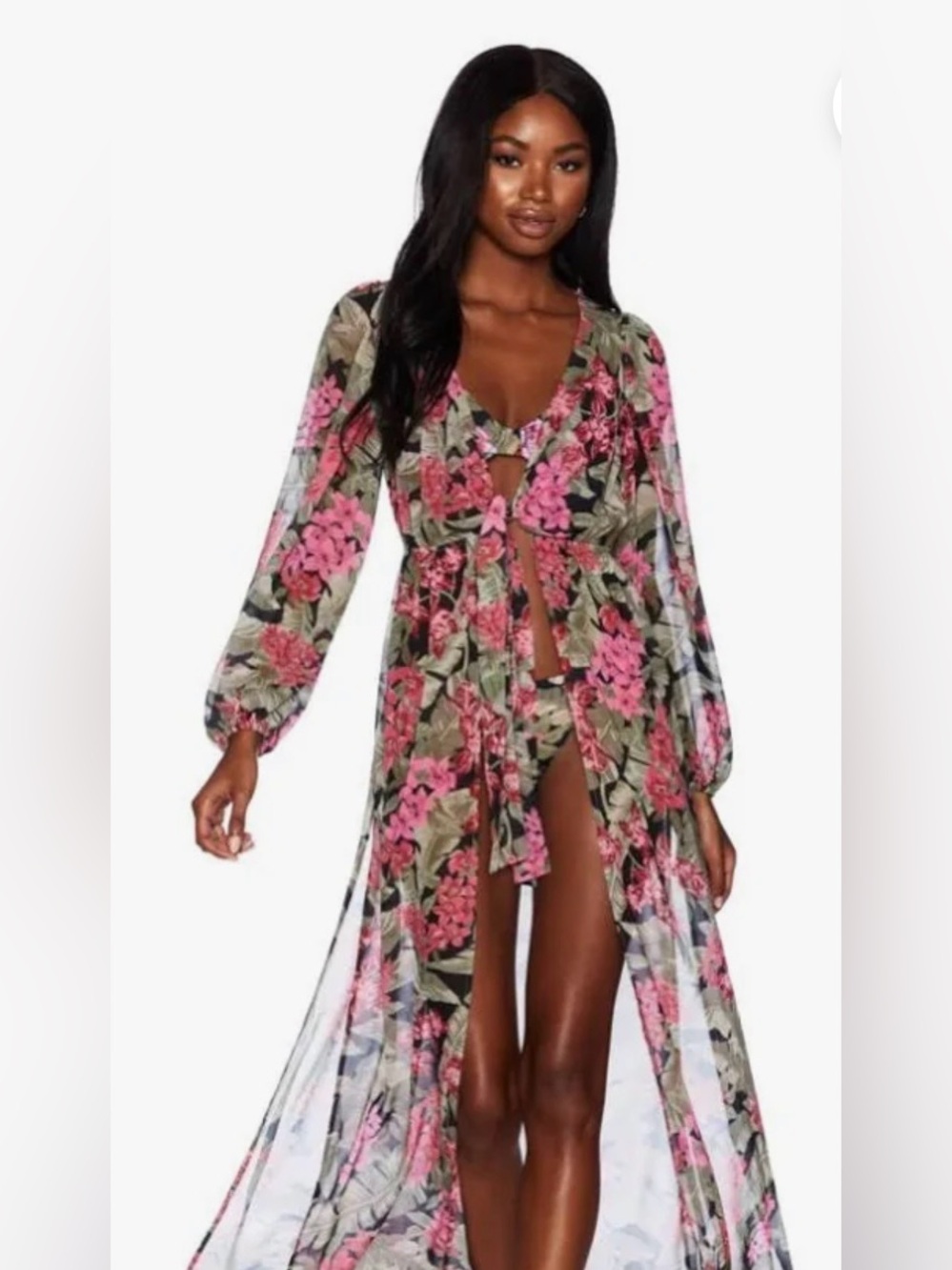 Beach Riot Ryan Swim Cover Up in Fuchsia Orchid | Small